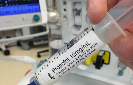 Syringe label